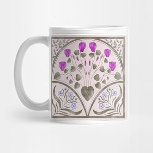 Art Nouveau Cyclamen Mug